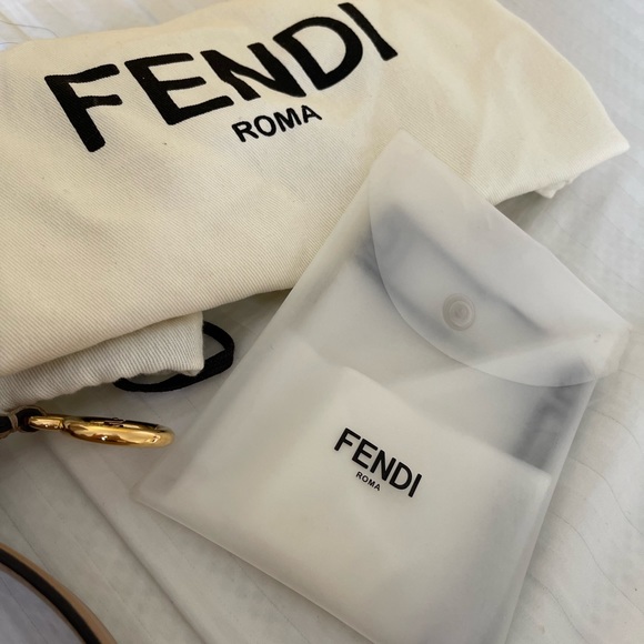 SOLD Fendi Mini Peekaboo Calfskin Beige - Picture 13 of 15